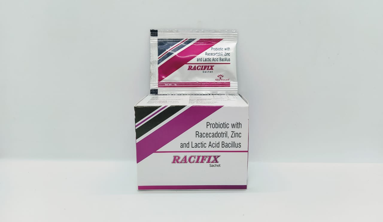 RACIFIX SACHET | Racecadotril + Saccharomuces Brodulii + Lactobacillus